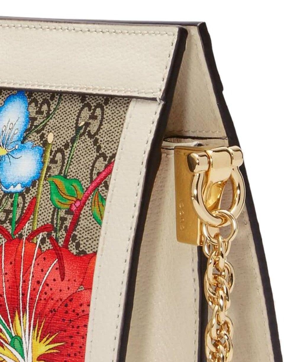 Ophidia Floral Large Shoulder Bag