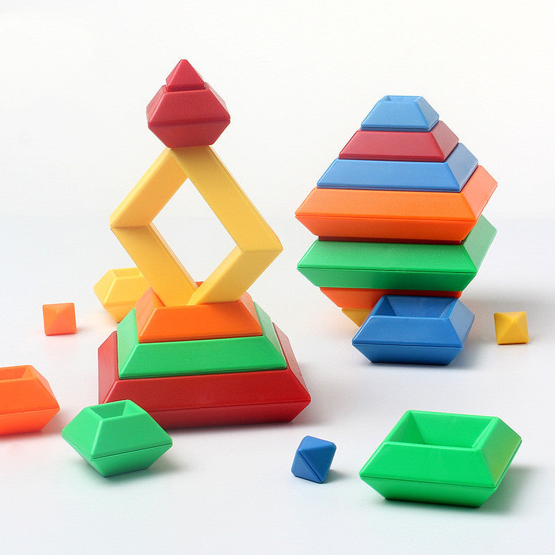 Kids Montessori Rainbow Blocks