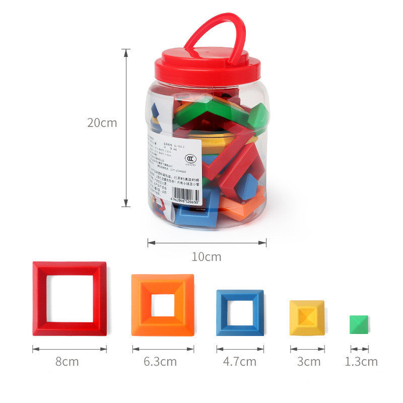 Kids Montessori Rainbow Blocks