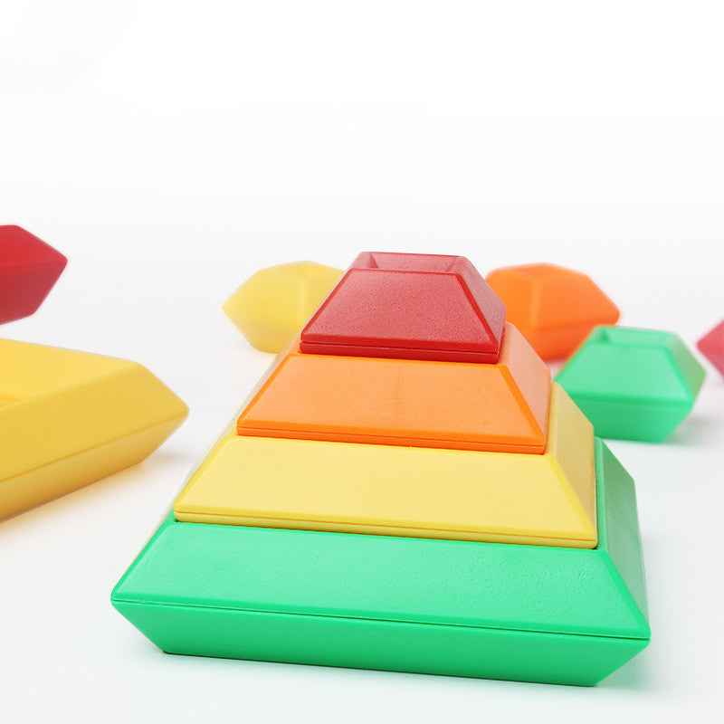 Kids Montessori Rainbow Blocks