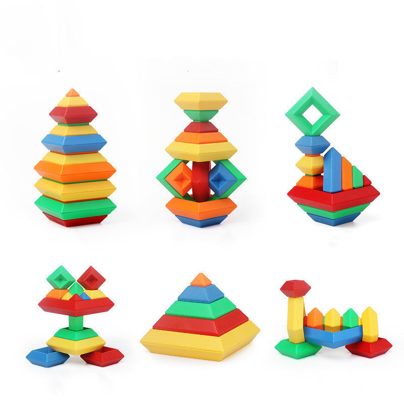 Kids Montessori Rainbow Blocks