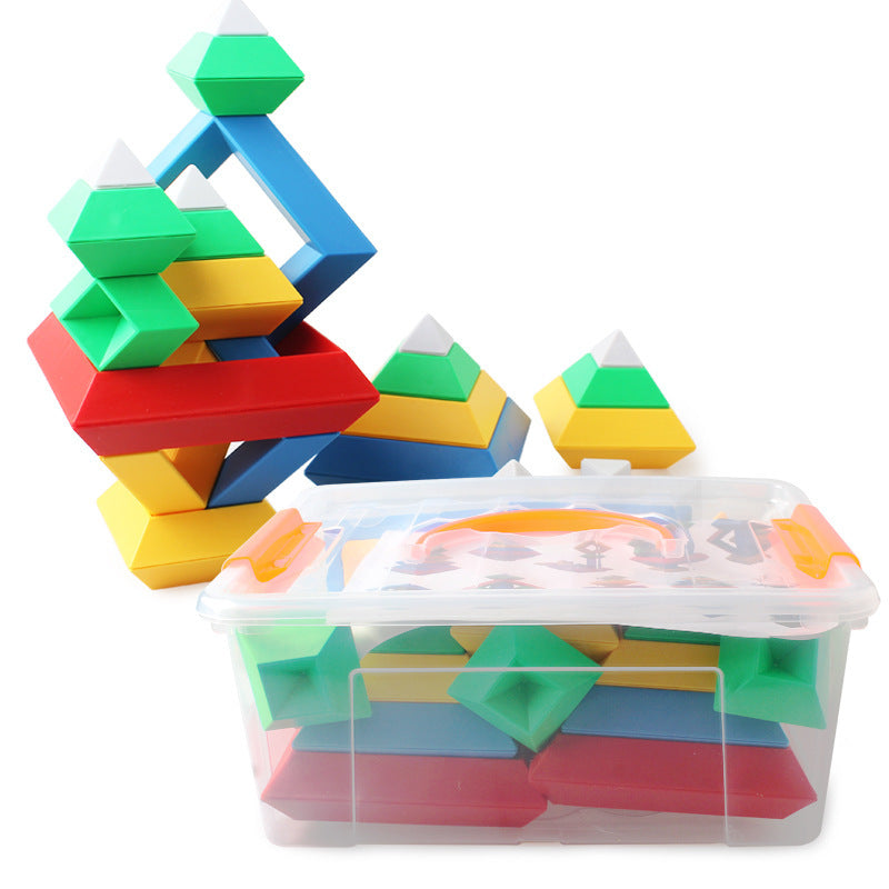 Kids Montessori Rainbow Blocks