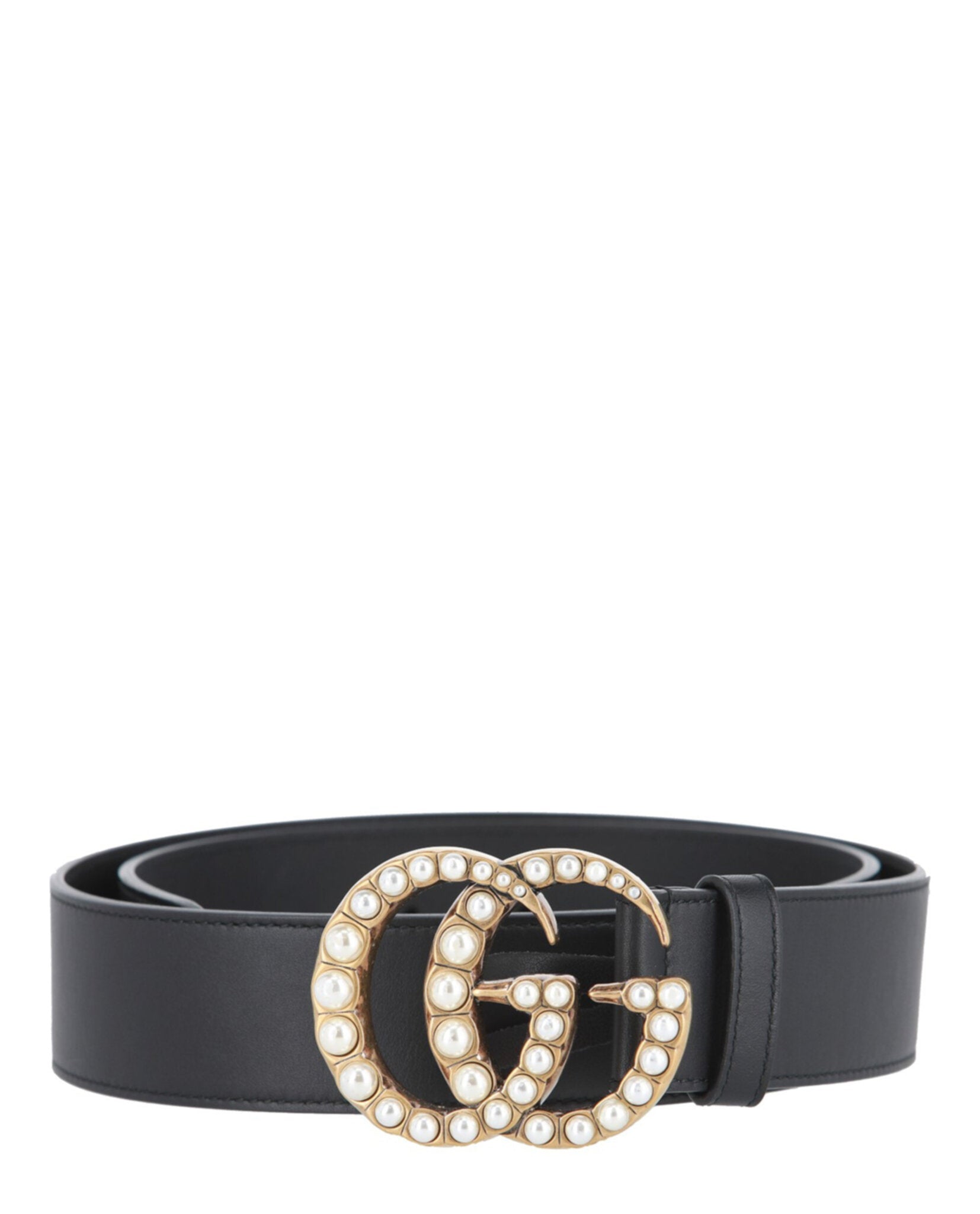 Pearl GG Leather Belt