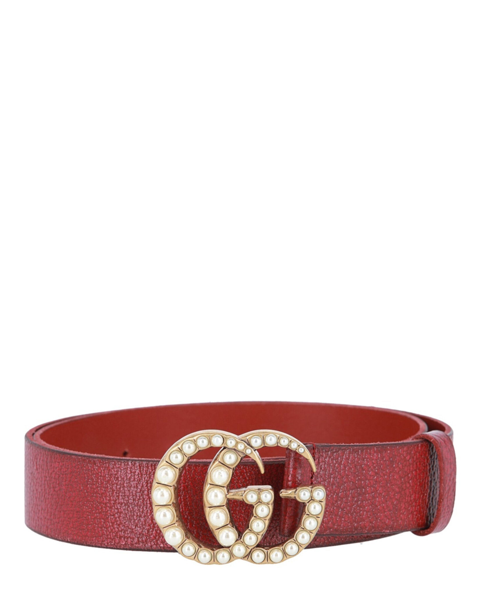 Pearl GG Leather Belt