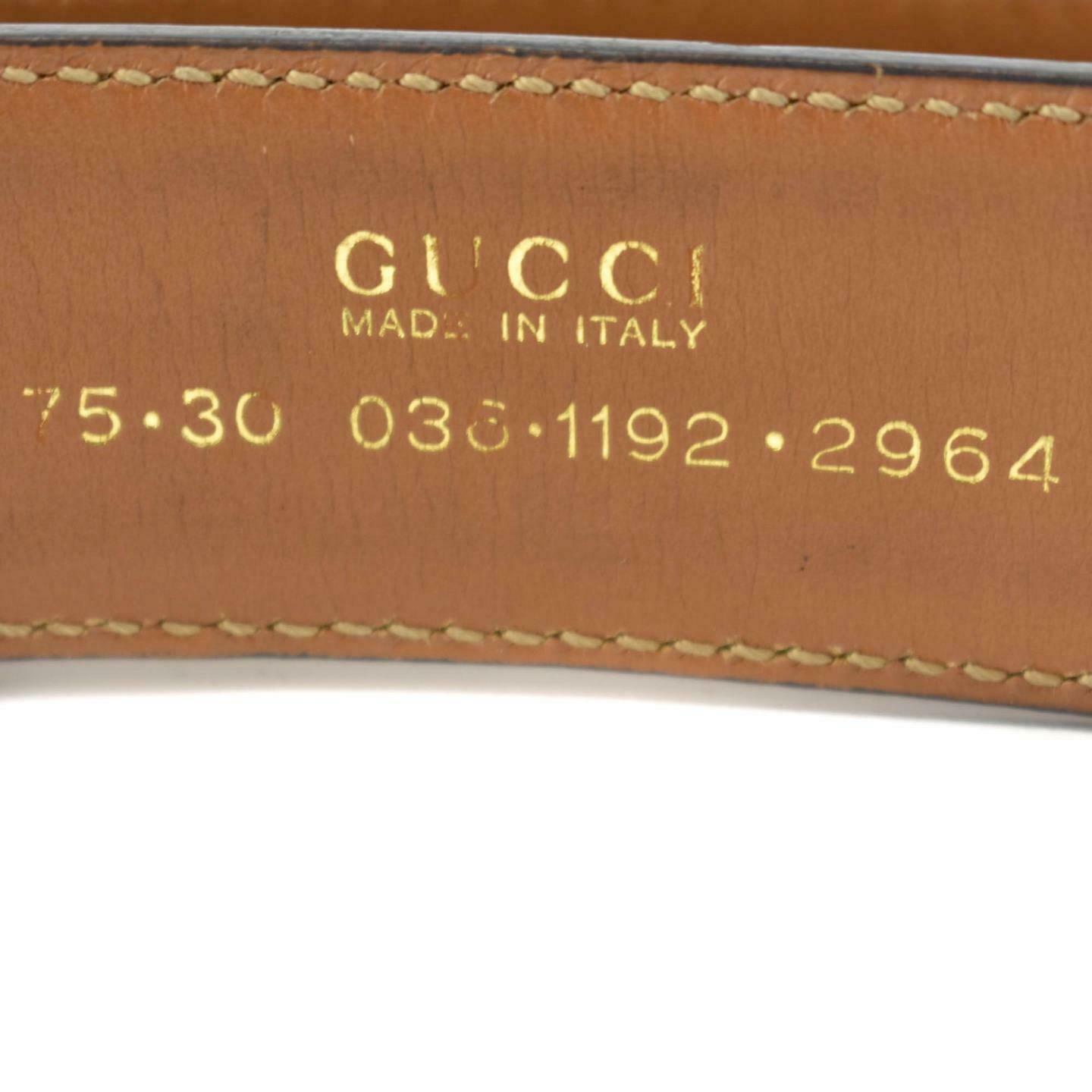 GUCCI: Black/Brown, Reversible Leather 