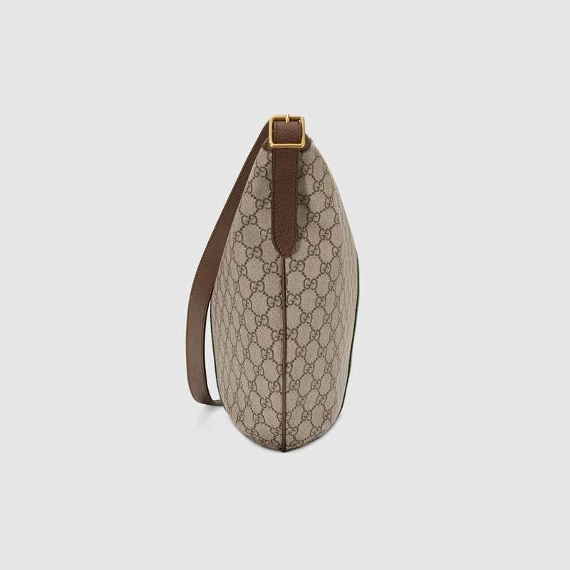 Ophidia GG shoulder bag Brown leather