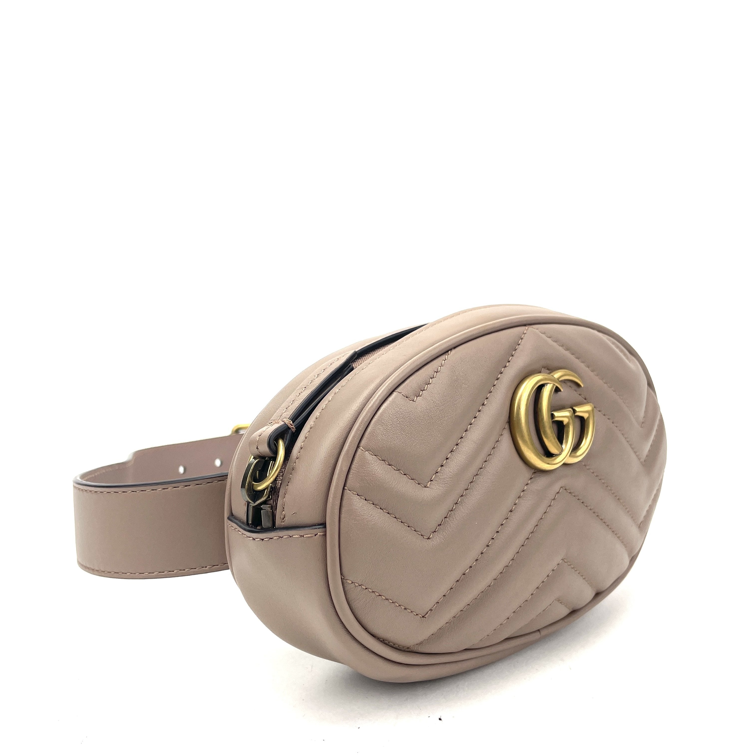 GUCCI GG Marmont Matelassé Belt Bag