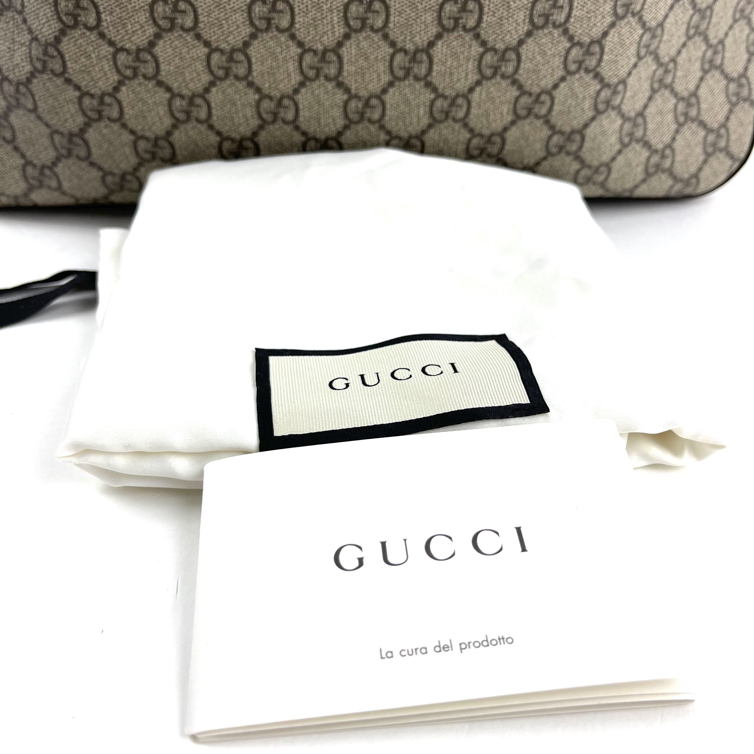 GUCCI GG Supreme Large Linea Hobo