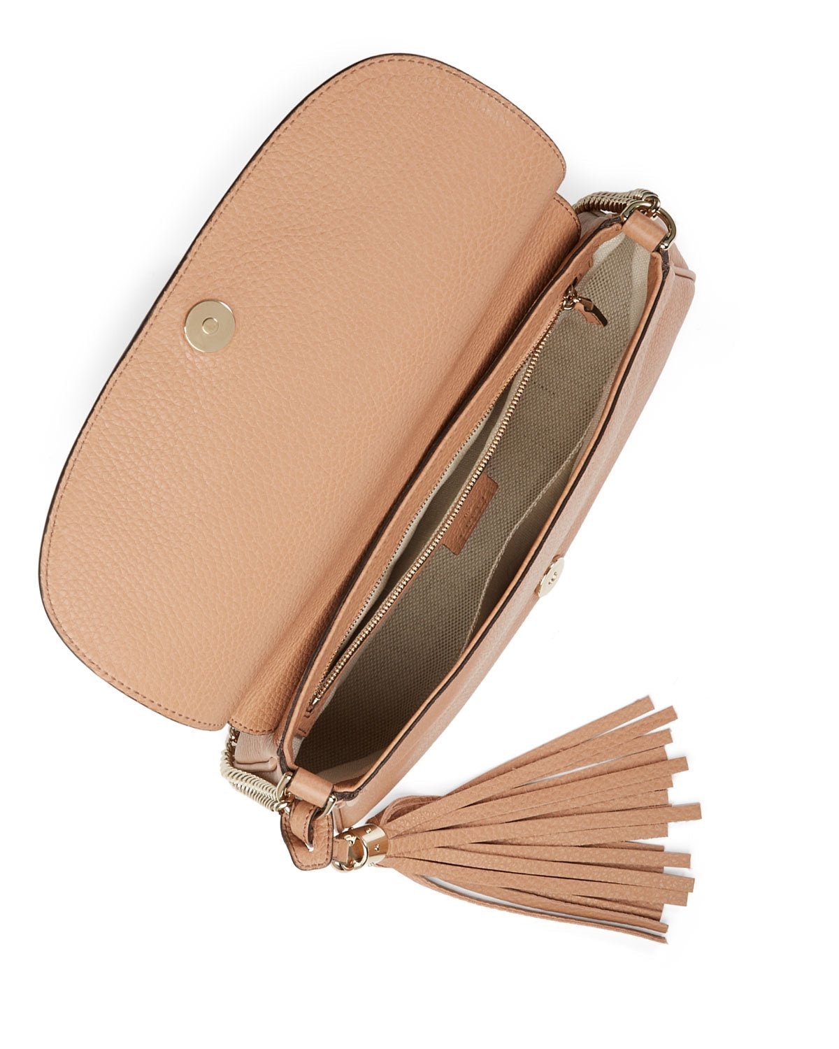 Soho Disco Crossbody Bag Brown With Tassel