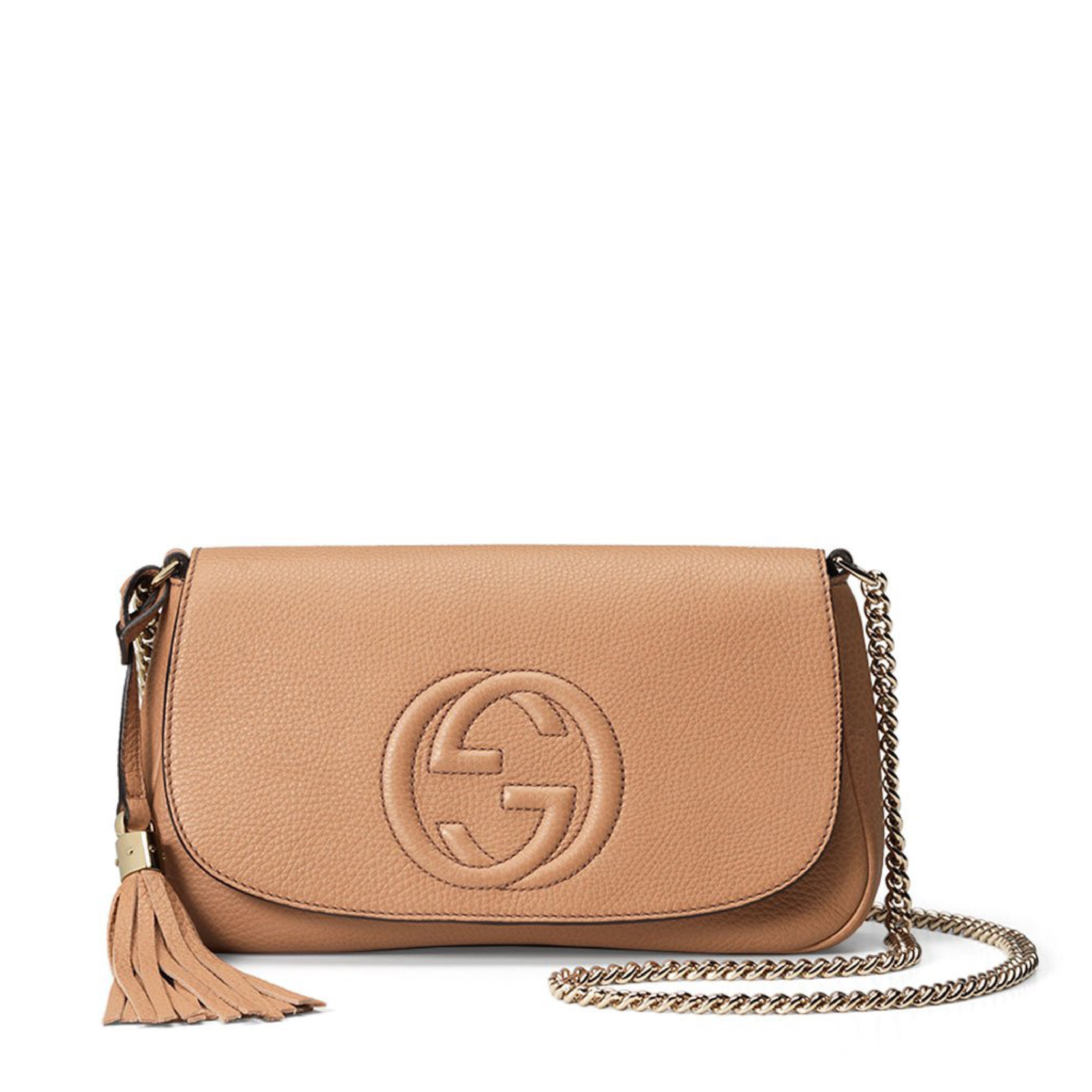 Soho Disco Crossbody Bag Brown With Tassel