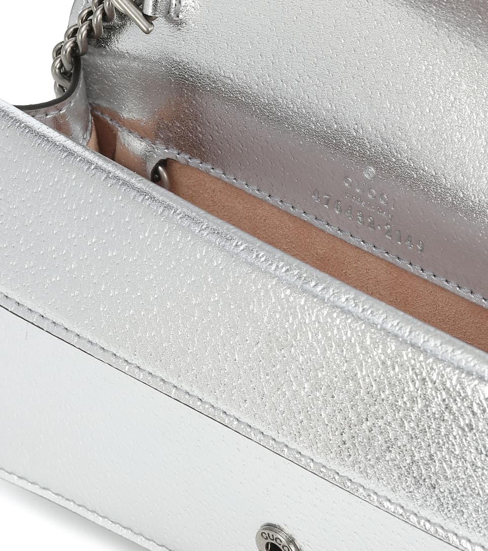 Dionysus Super Mini Crossbody Bag Silver