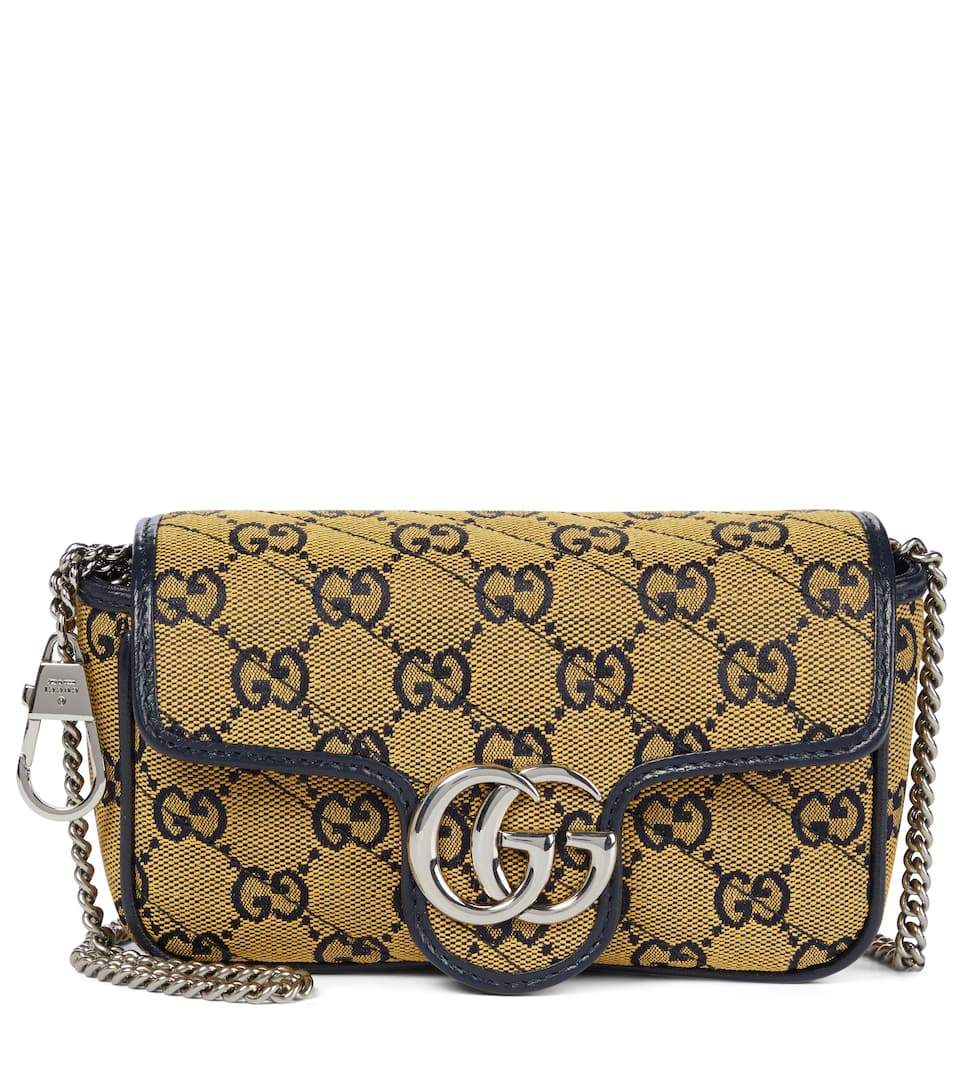 Gg Marmont Super Mini Shoulder Bag Yellow