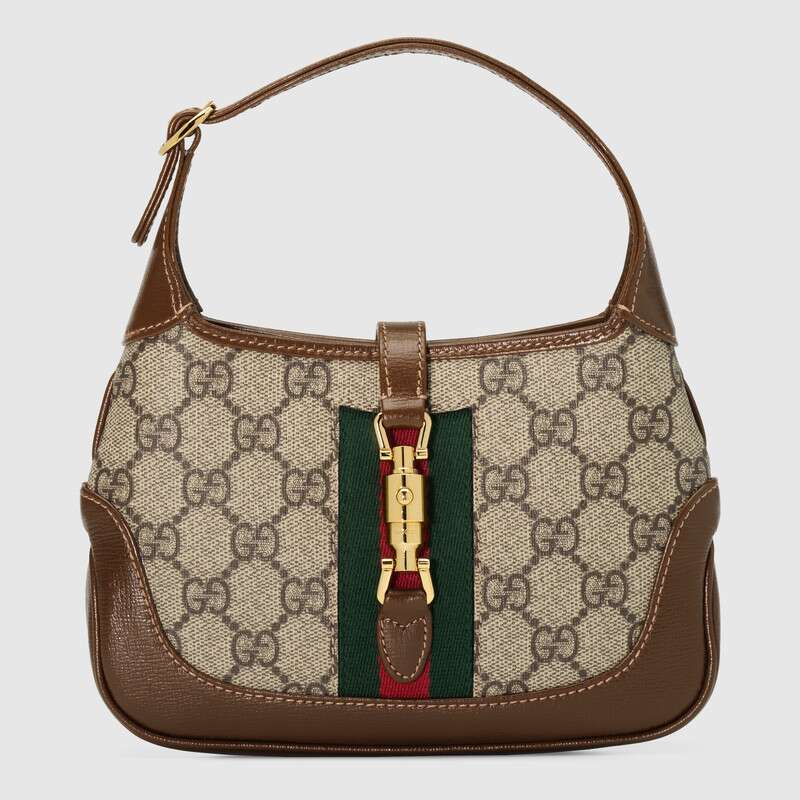 Jackie 1961 Mini Shoulder Bag Brown Leather