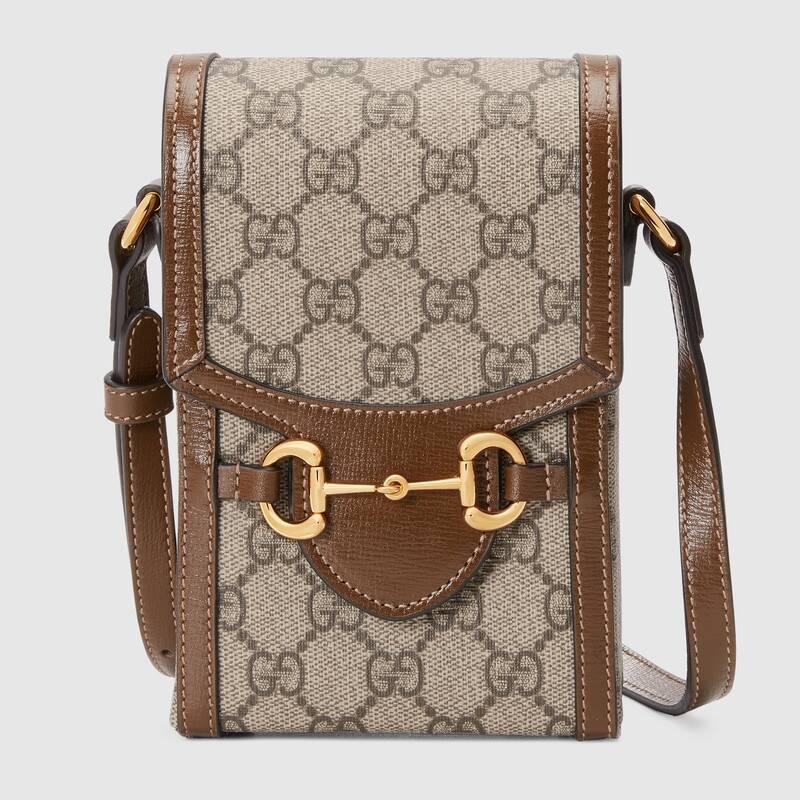 Gucci Horsebit 1955 mini bag Brown leather