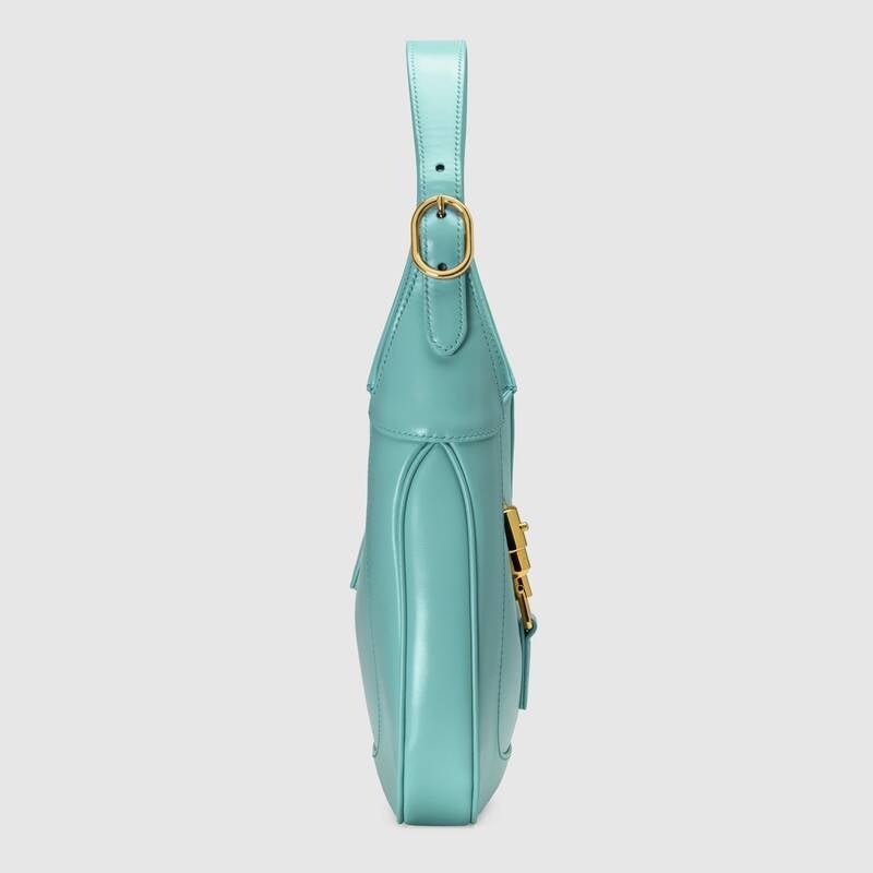 Jackie 1961 small shoulder bag Light blue leather