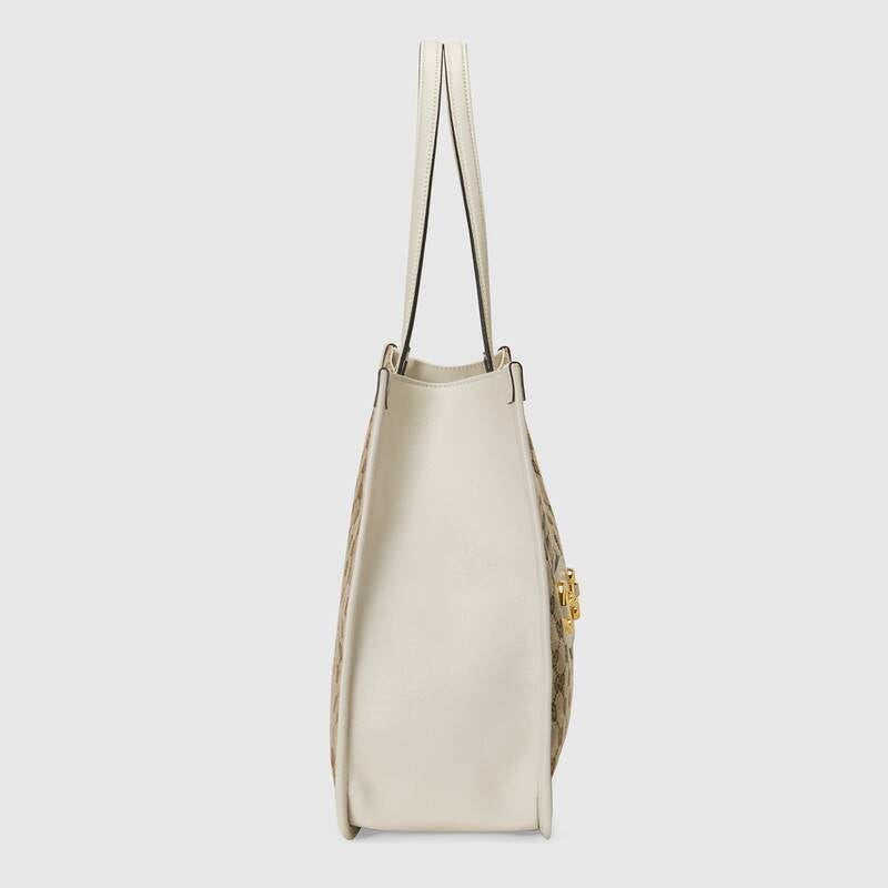 Gucci Horsebit 1955 medium tote bag White leather