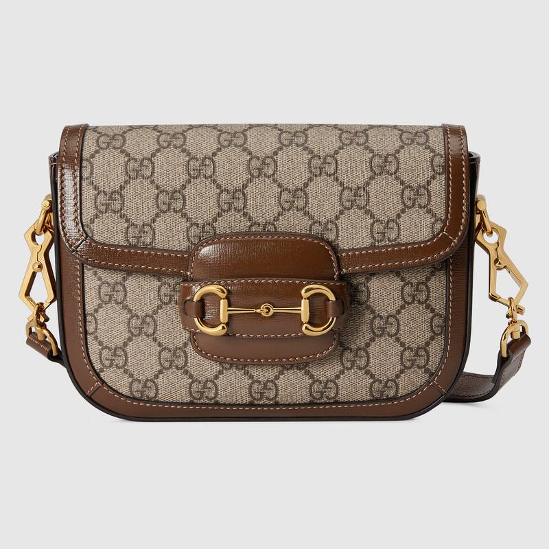 Gucci Horsebit 1955 mini bag Brown leather