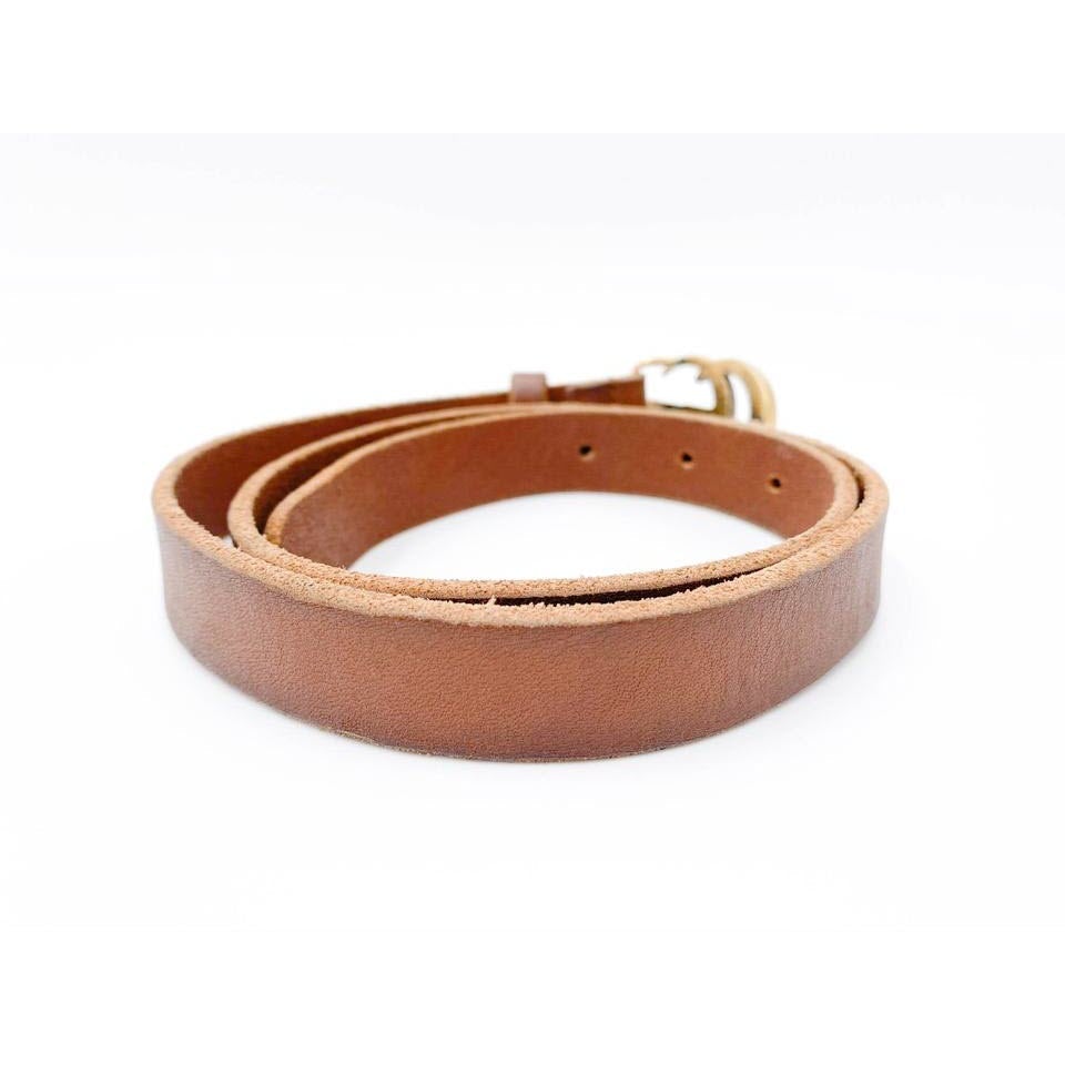 Gucci Brown Faded Calfskin Double G 70 28 Belt