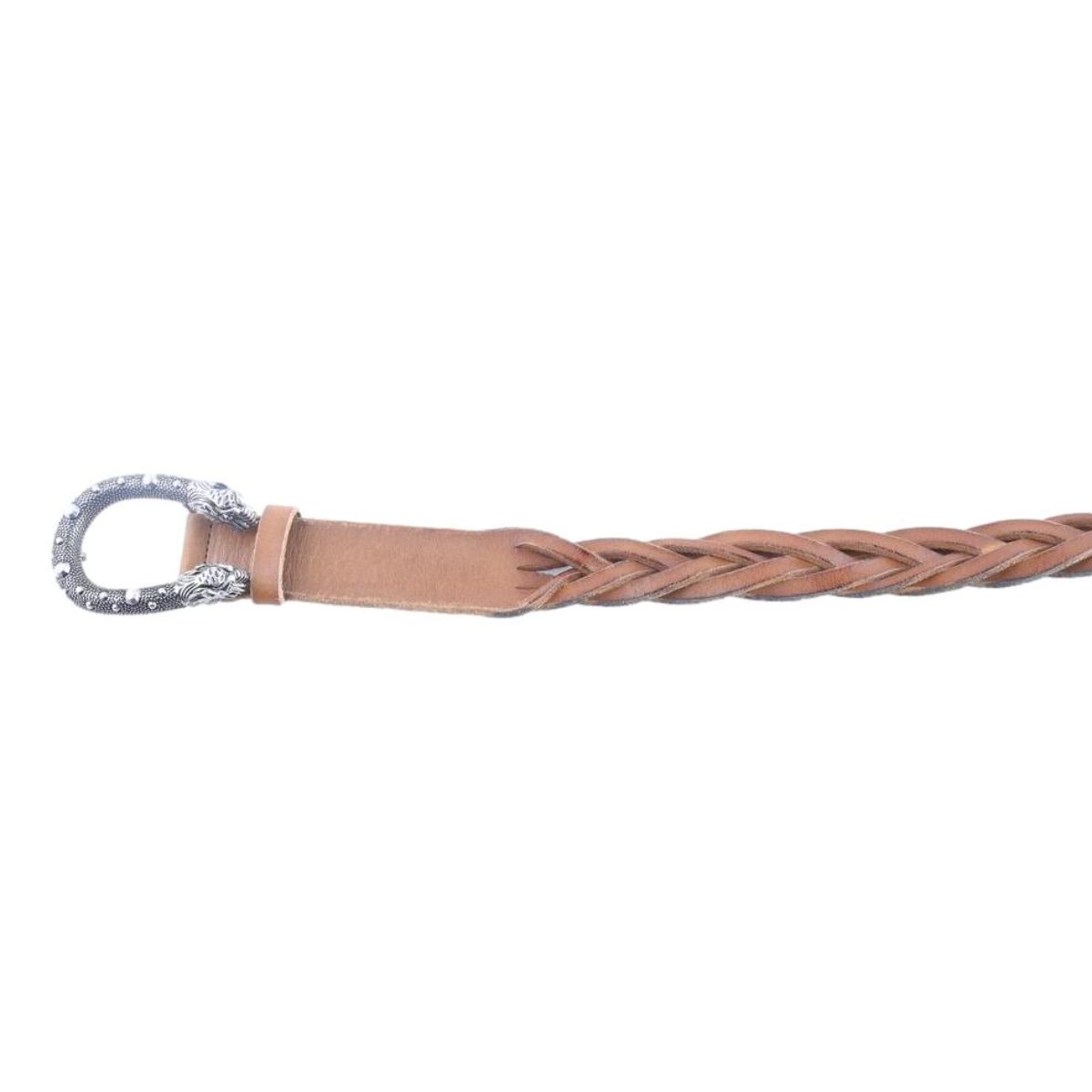 Gucci Dionysus Brown Braided Leather Belt Size 90/36 456328