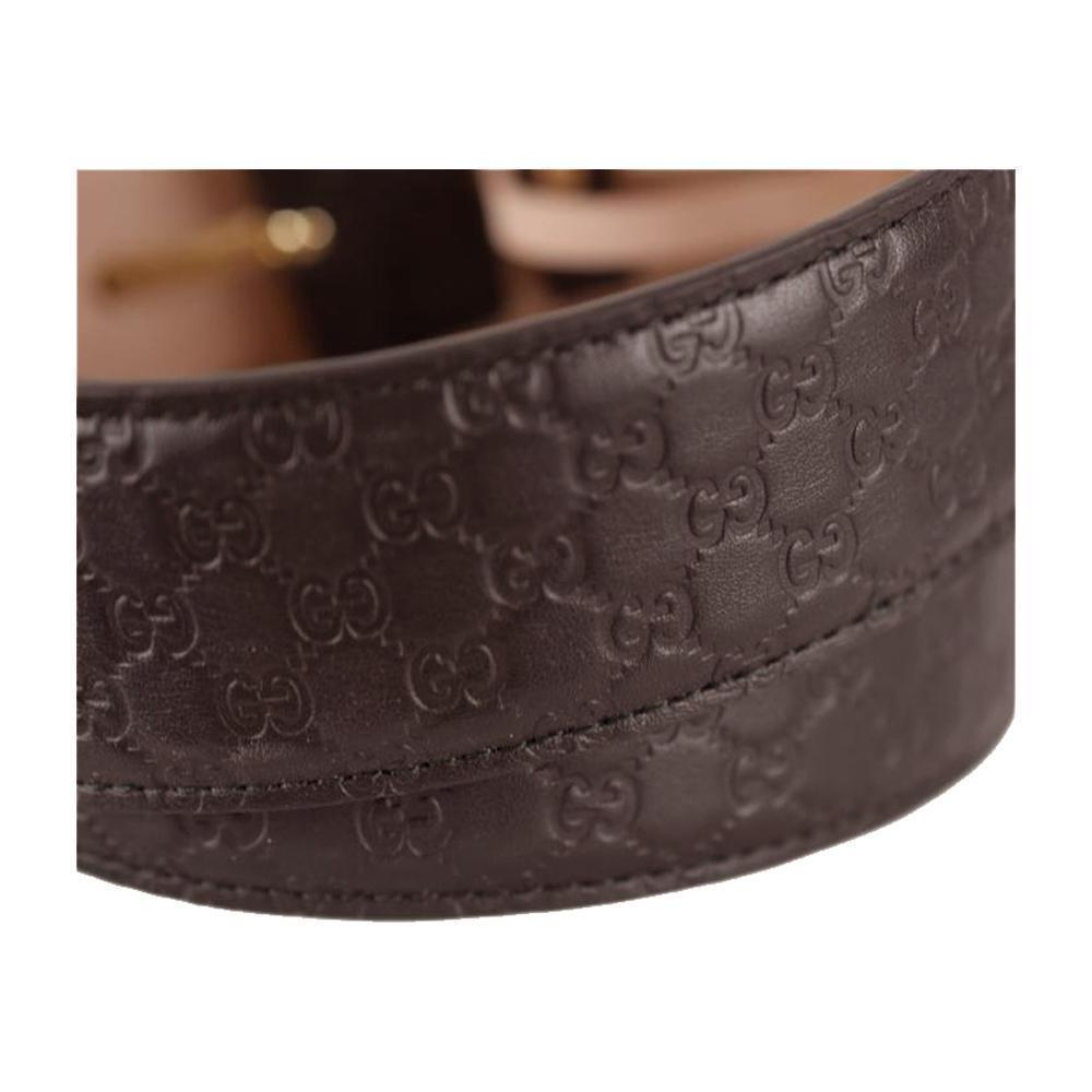 Gucci Men's Microguccissima Dark Brown Leather Belt 449716 Size: 95/38