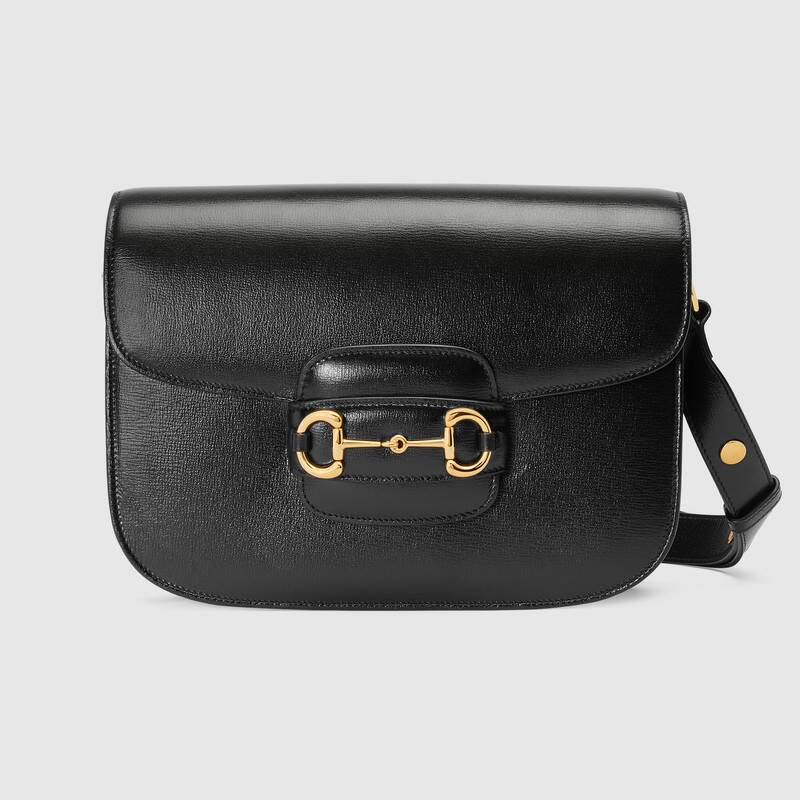 Gucci Horsebit 1955 shoulder bag Black Leather