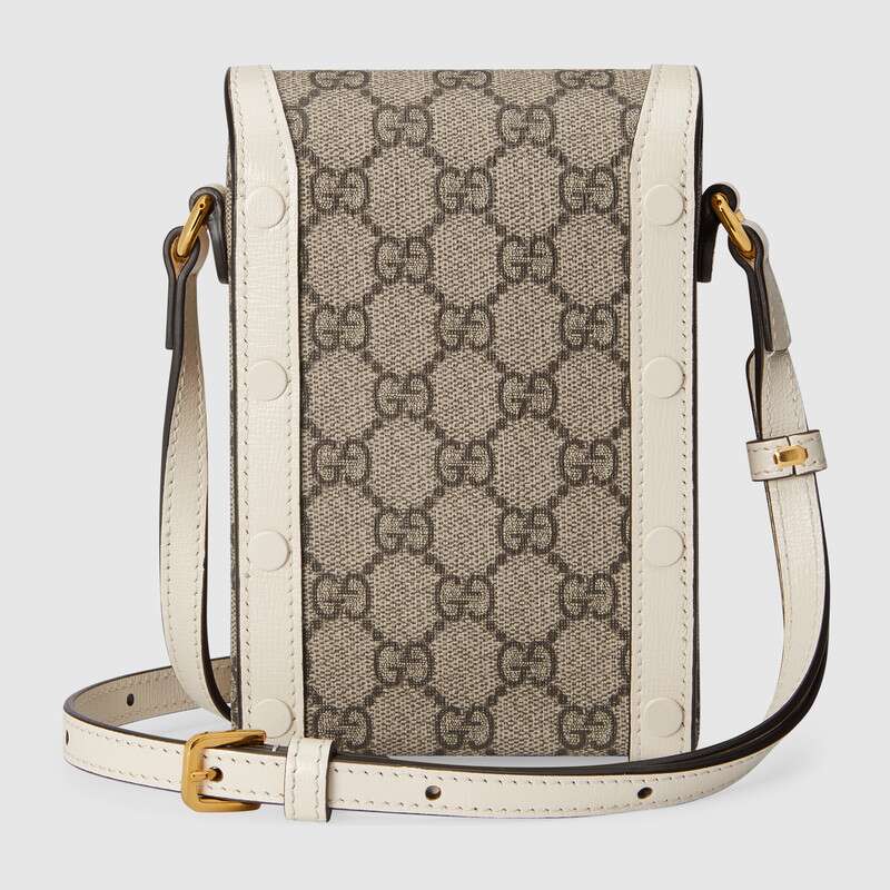 Gucci Horsebit 1955 mini bag White leather