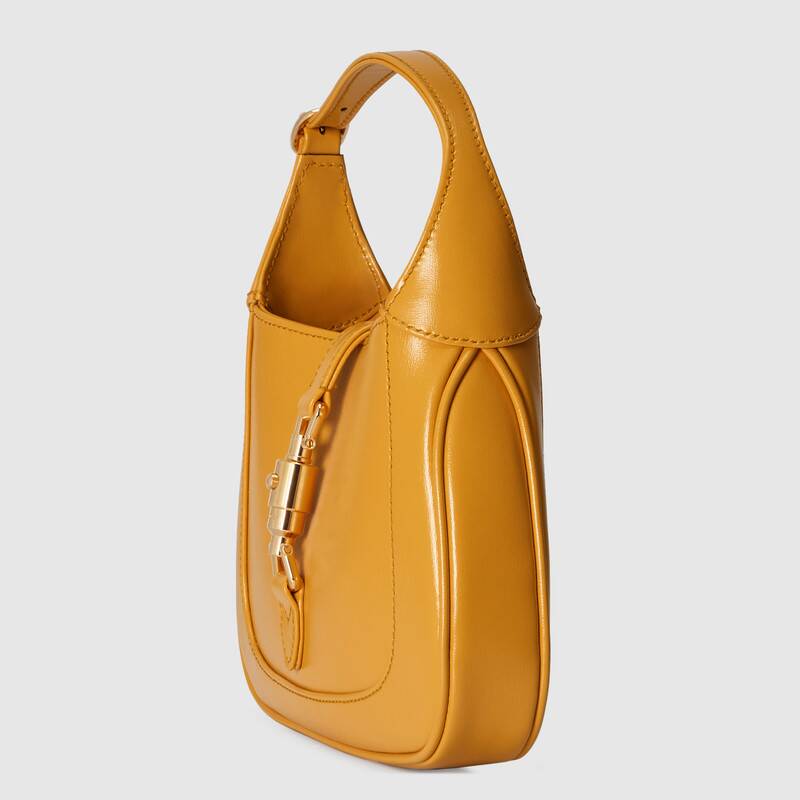 Jackie 1961 Mini Shoulder Bag Yellow Leather