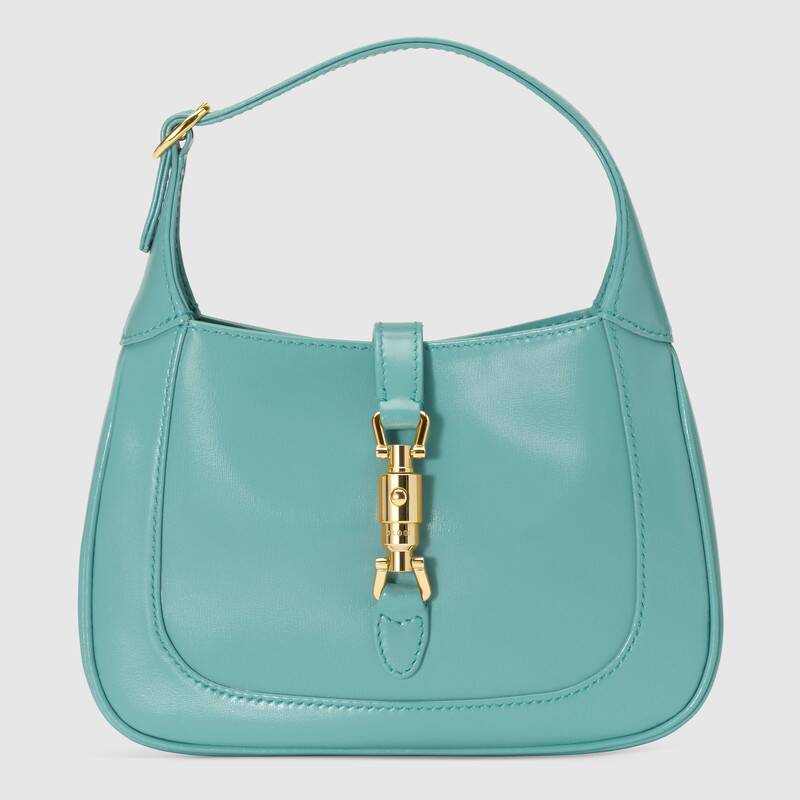 Jackie 1961 mini shoulder bag Light blue leather