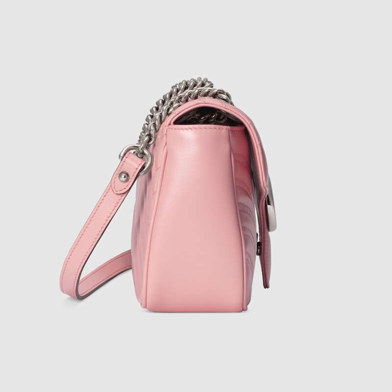 GG Marmont small shoulder bag Pastel pink