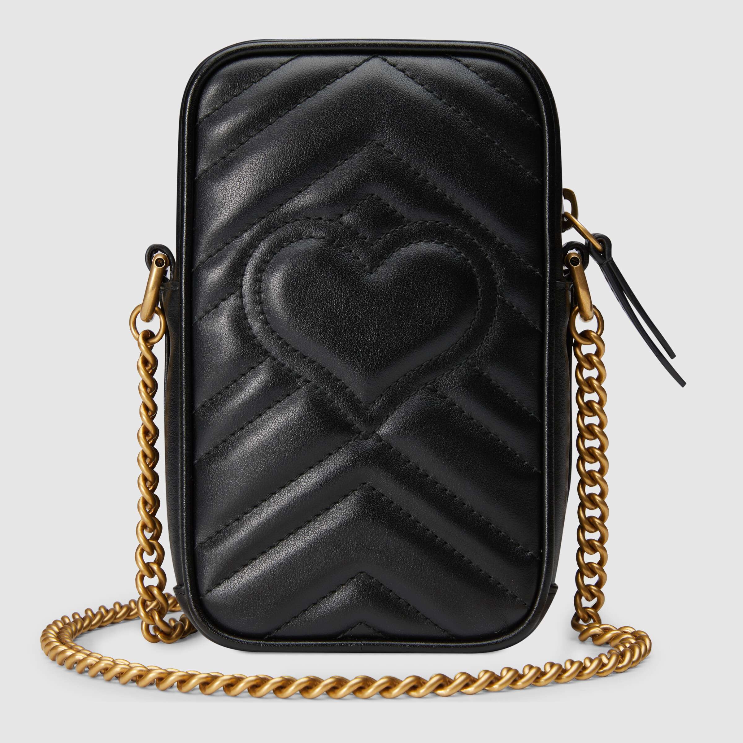 GG Marmont mini bag Black leather