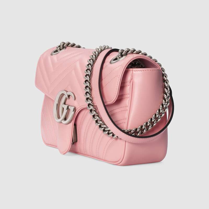 GG Marmont small shoulder bag Pastel pink