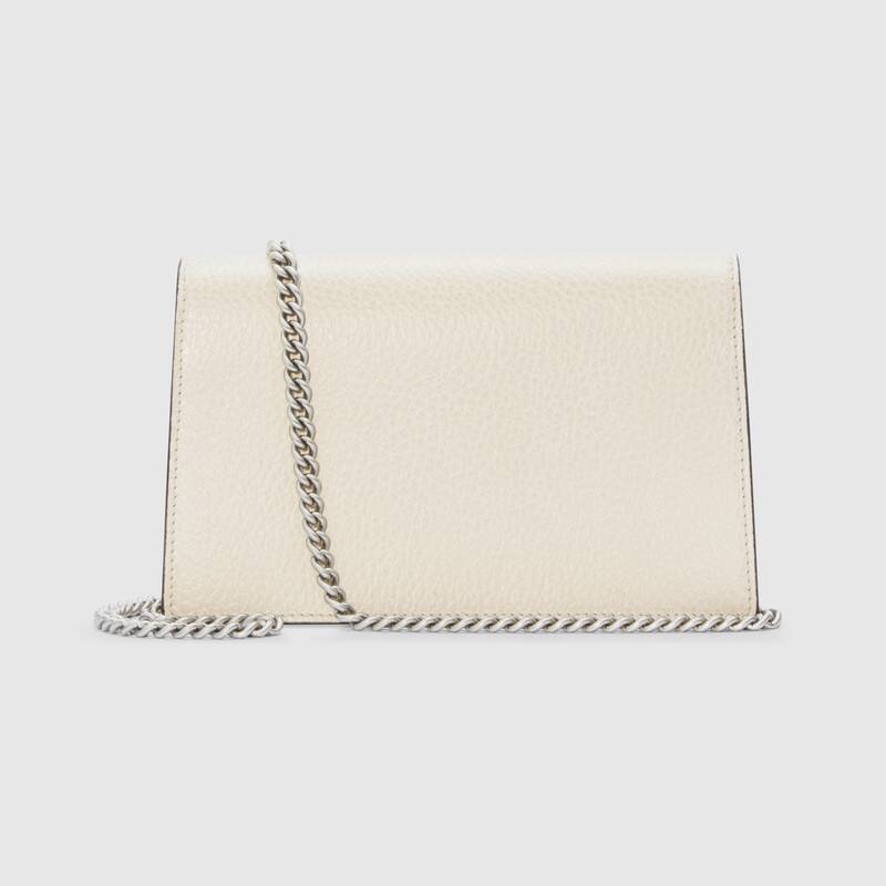 Dionysus super mini leather bag White leather