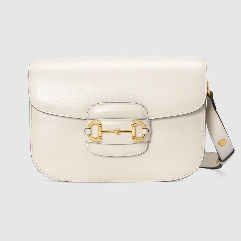 Gucci Horsebit 1955 shoulder bag White Leather