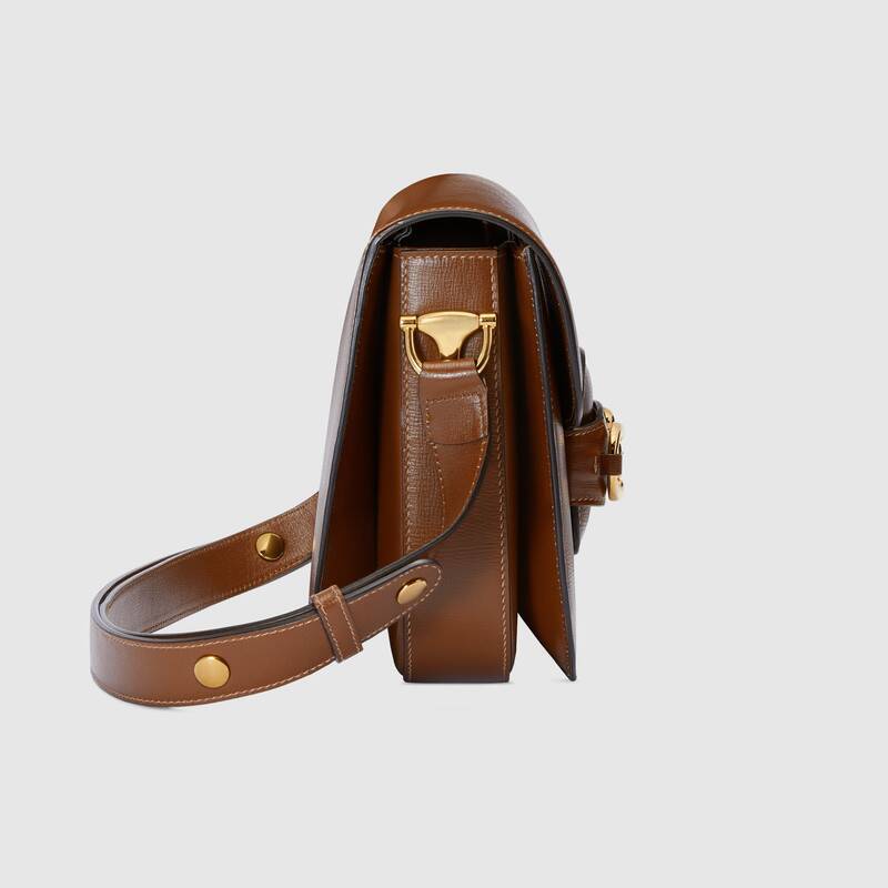 Gucci Horsebit 1955 shoulder bag Brown Leather