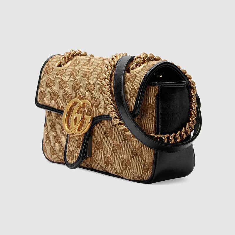 GG Marmont mini bag Black leather