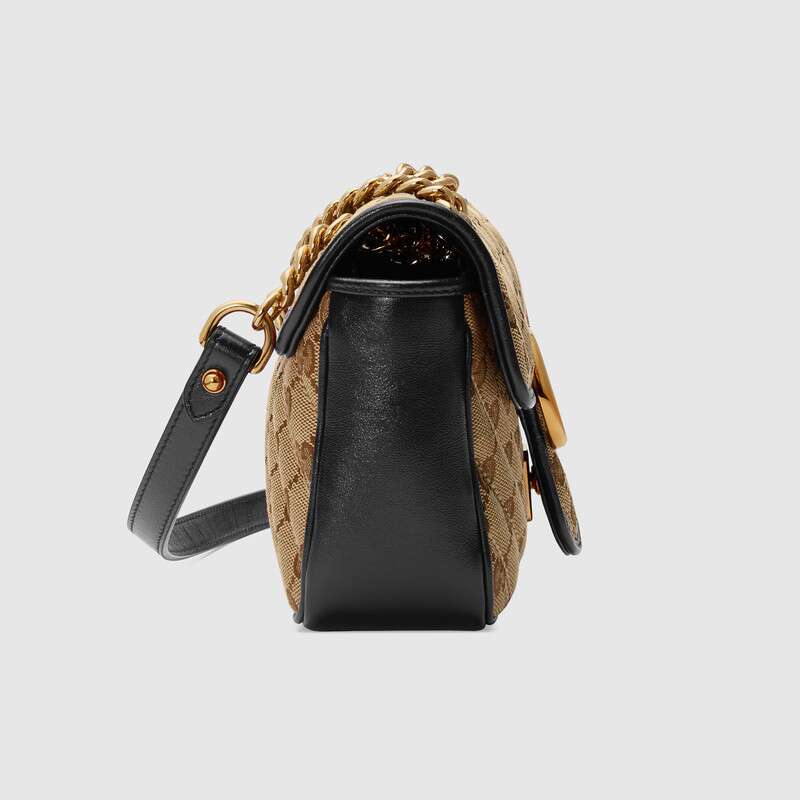 GG Marmont mini bag Black leather