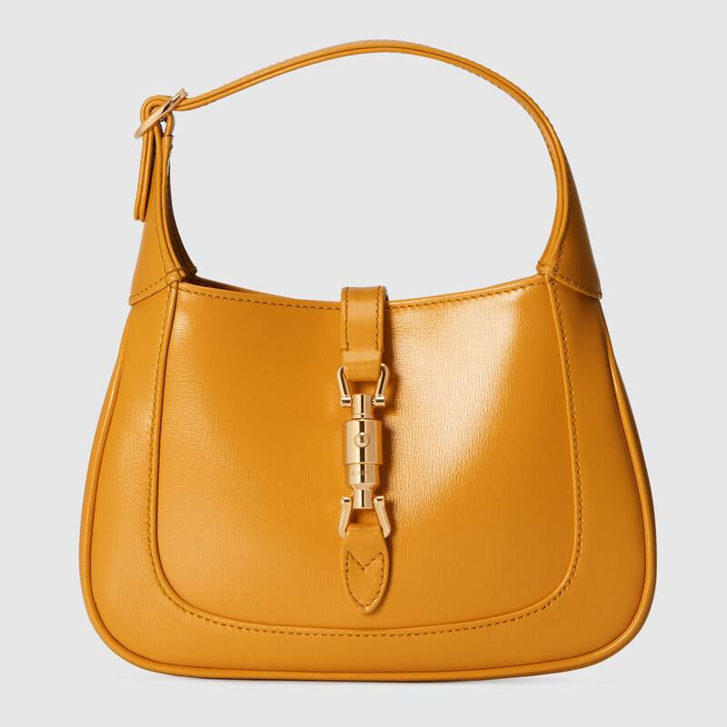 Jackie 1961 Mini Shoulder Bag Yellow Leather